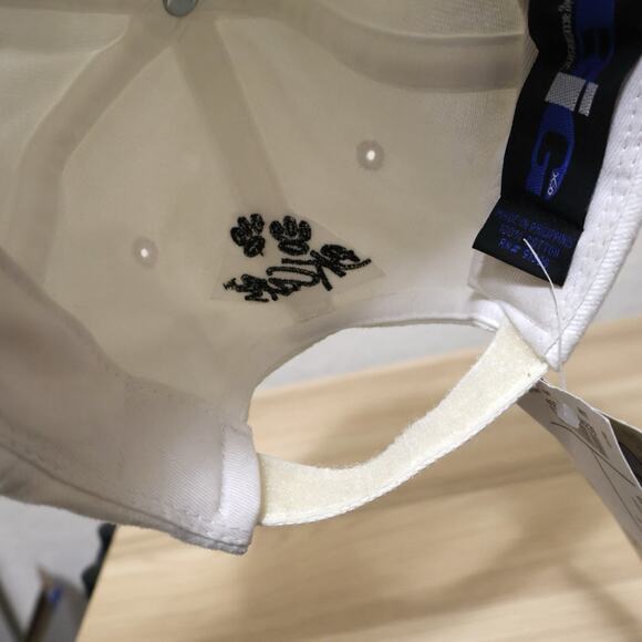 NWT Vintage B Kliban Cat Maui Hawaii Embroidered White Cotton Hat OSFM RARE - Picture 5 of 7